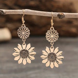 Sunflower Dangle Earrings