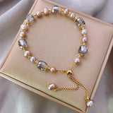 Crystal Pearl Bracelet