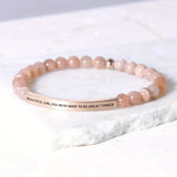 Beautiful Girl Stone Bracelet