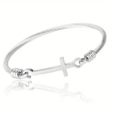 Cross Bracelet - Silver