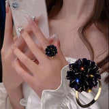 Crystal Flower Ring