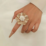 Golden Flower Ring