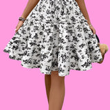 Ellie Floral Print Skirt