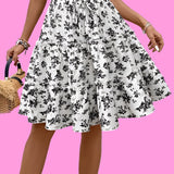 Ellie Floral Print Skirt