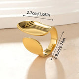 Irregular Shape Wide Ring