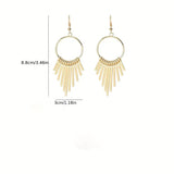 Personality Hoop Earrings - Gold