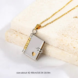 Heart Pocket Lock Pendant Necklace