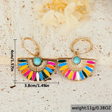 Bohemian Fan Shape Earrings