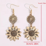 Sunflower Dangle Earrings