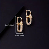 U-Shaped Horseshoe Earrings