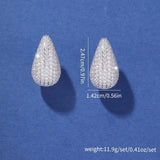 Water Drop Earrings - Blue