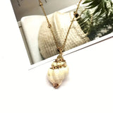 Large Shell Pendant Necklace