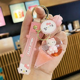 Ice Cream Hello Kitty  Keychain