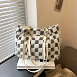 Plaid Tote Bag