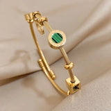 Green-Stone Bangle / Bracelet