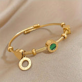 Green-Stone Bangle / Bracelet