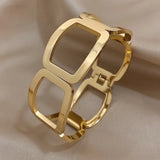 Hallow Gold Bangle / Bracelet