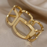 Hallow Gold Bangle / Bracelet