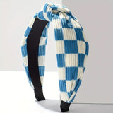 Checkered Knotted Hairband