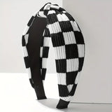 Checkered Knotted Hairband