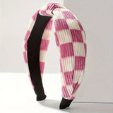 Checkered Knotted Hairband