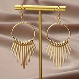 Personality Hoop Earrings - Gold