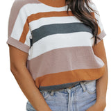 Cassandra Striped Knit Sweater