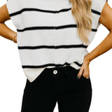 Lexa Striped  Sweater Top