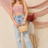 Sofia Ruched Cropped Top