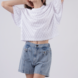 Krista Oversized Top - White