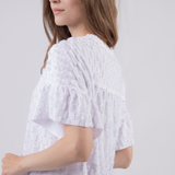 Krista Oversized Top - White