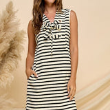 Serenity Stripe Mini Dress