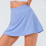 High Waist Pleated Active Skirt