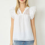 Stella Sleeveless Top - Off White