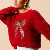 Maya Ribbon Sweater Top