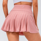 High Waist Pleated Active Skirt