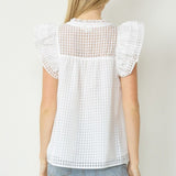 Stella Sleeveless Top - Off White