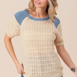 Dianna Short Sleeve Sweater