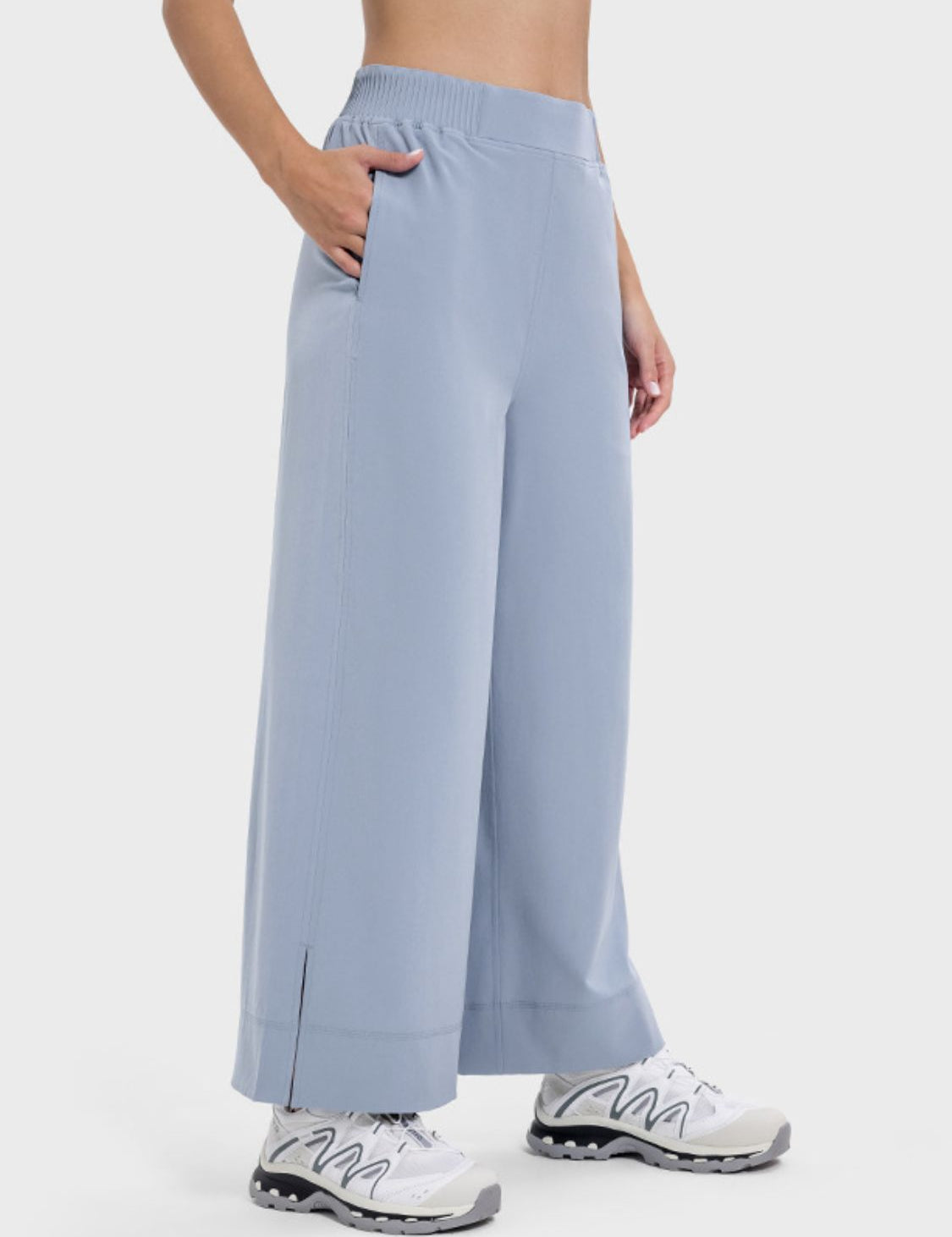 Millennia Slit Wide Leg Active Pants