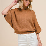 Dolman Boat Neck Sweater Top