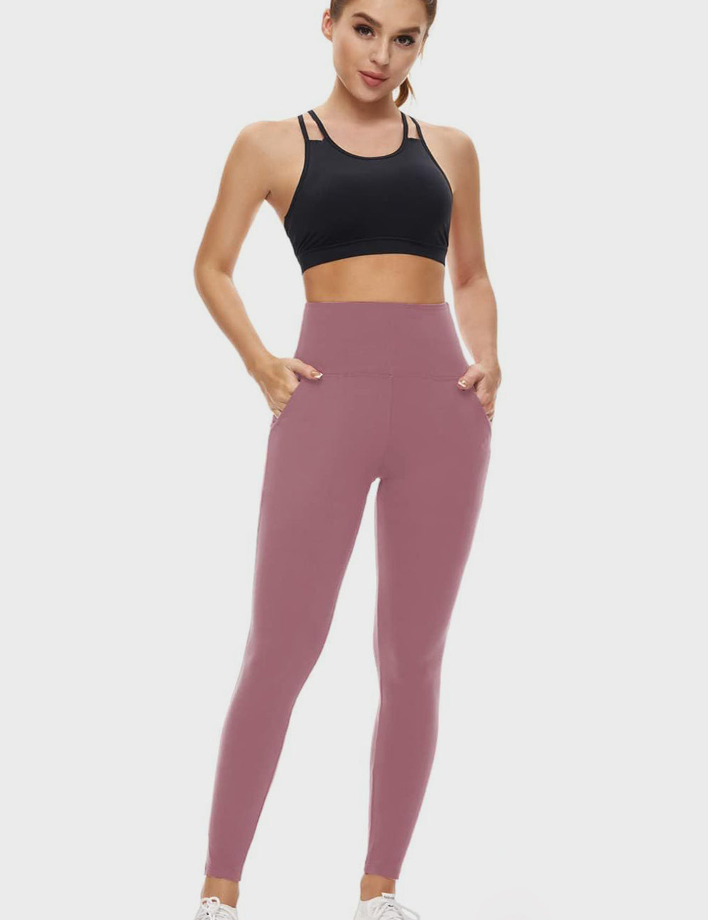 Pocketed High Waist Active Leggings