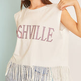 Nashville Hot Fix Bottom Fringe Top