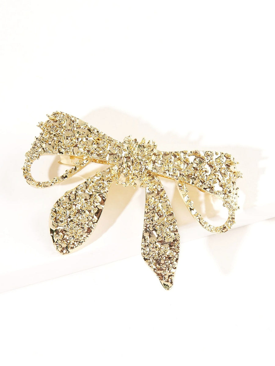 Rhinestone Bow Decor Hair Clip