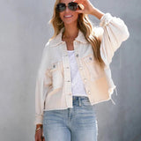 Apricot Patch Oversized Jacket